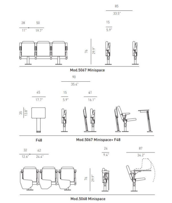 Minispace Dimensiones